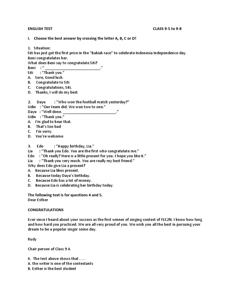 Lat Hope N Congrate Pdf