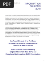 Download CSU EPT-ELM Information Bulletin by LeeBee SN38441510 doc pdf