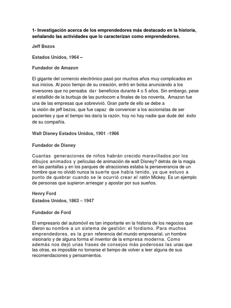 Practica 1 de Emprendurismo | PDF | Iniciativa empresarial | Apple Inc.