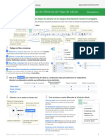 Hoja de Referencia Hojas de Calculo PDF