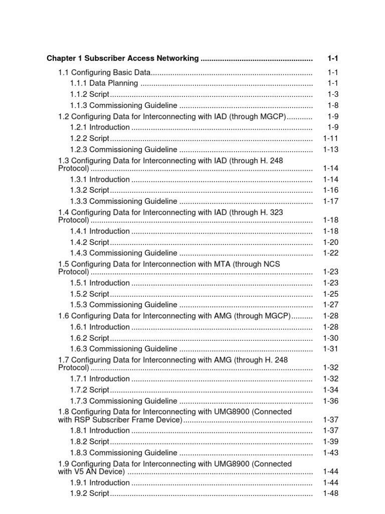 SoftX3000 Operation Manual-Configuration Examples | PDF | Menu ...