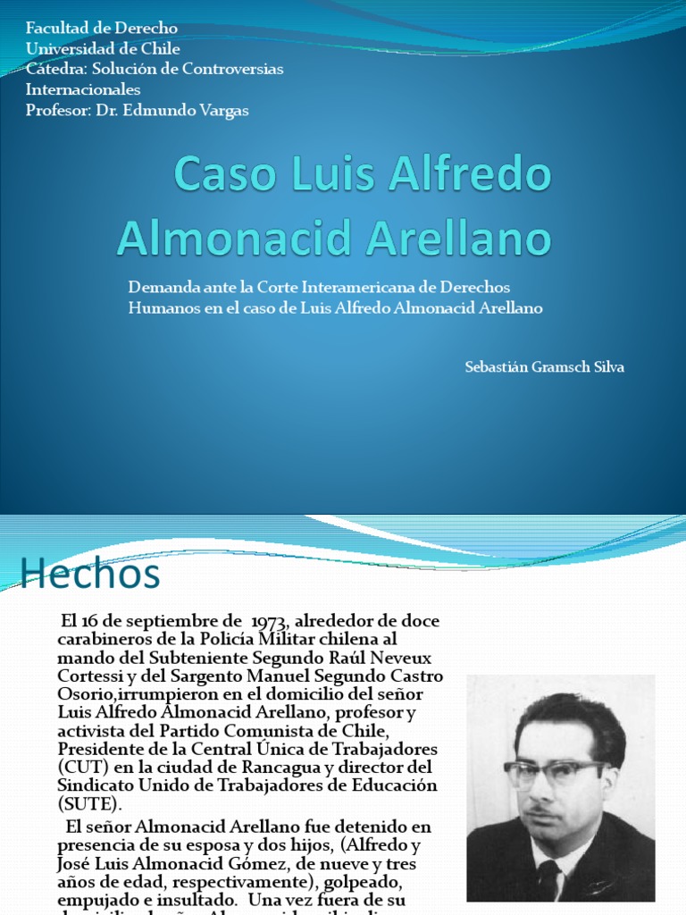Caso Almonacid Arellano PDF Instituciones sociales Ciencias sociales