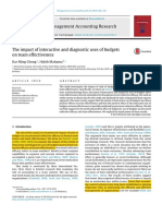 Chong Mahama The Impact of Interactive and Diagnostic Uses of Budgets On Team Effectiveness MAR 2014 PDF
