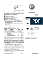 MC14016B Quad Analog Switch/ Quad Multiplexer: PDIP 14 P Suffix CASE 646