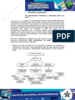 Derechos humanos y principios éticos aplicados a la profesión