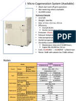 Yanmar CP10WN and CP5WN Micro-Cogeneration Systems Specs