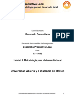 CDPL - Unidad 3. Metodologia para El Desarrollo Local