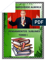 Pensamientos Subilmes Tomo I