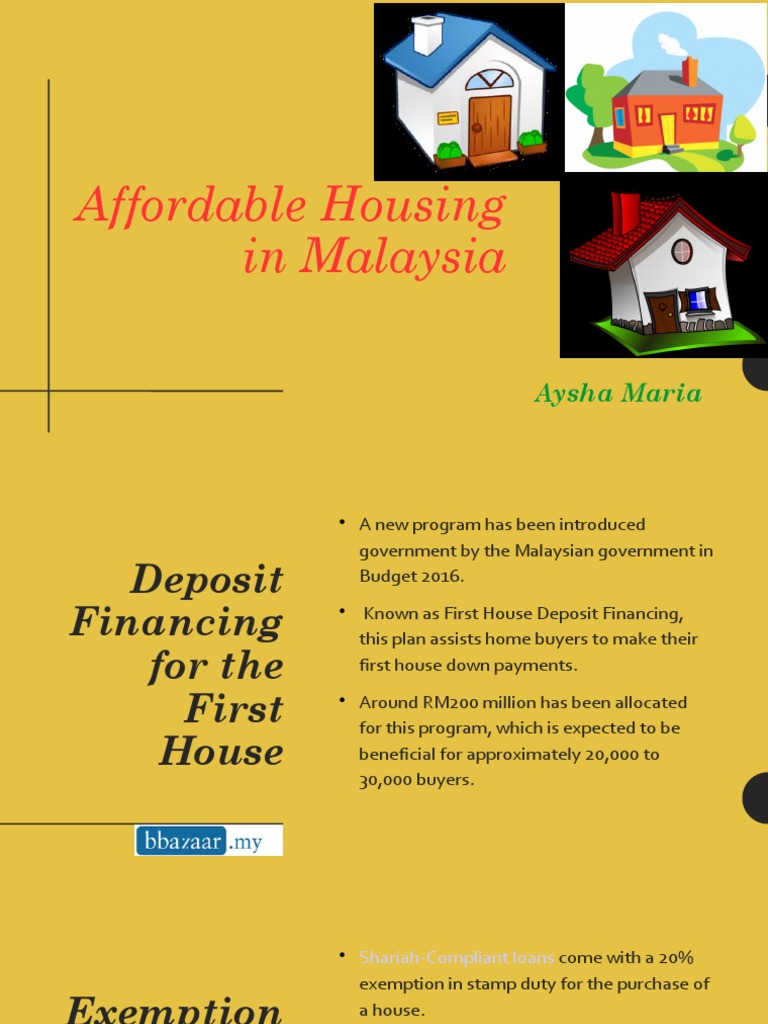 Affordable Housing Schemes in Malaysia | PDF | Public Housing | Economies