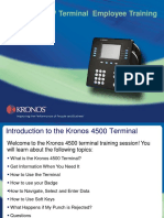 K-4500 Time Clock Manual