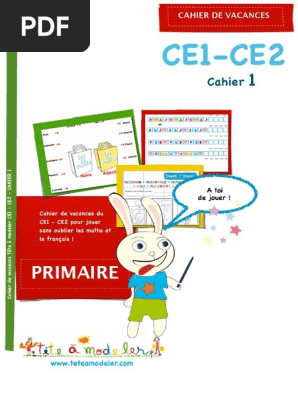 Cahier De Vacances Ce1 Ce2 Cahier 1