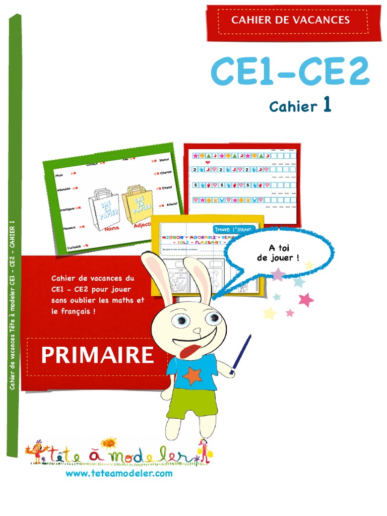 Cahier De Vacances Ce1 Vers Ce2 Pdf Gratuit Cahier de Vacances Ce1 Ce2 Cahier 1 | Fiction et littérature