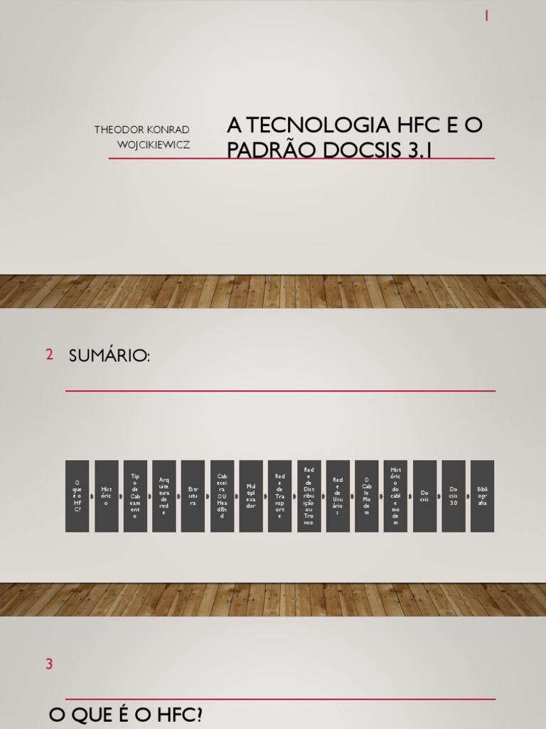 Tecnologia HFC e Padrão DOCSIS 3.1 | PDF | Televisão a cabo ...