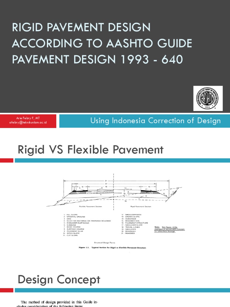 Rigid Pavement Design Guide | PDF | Art | Technology & Engineering