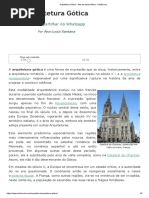 Arquitetura Gótica - Arte Da Idade Média - InfoEscola