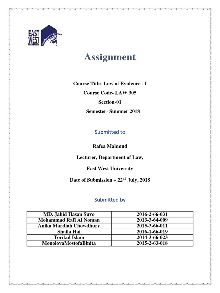 Witness Protection Law in Bangladesh and A Comparative Study | PDF ...