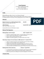 Resume sample