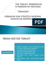 Peran Sektor Terkait (Pemerintah Pusat Dan Pemerintah