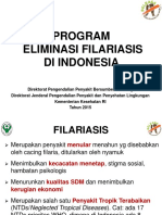 Kebijakan Eliminasi Filariasis Di Indonesia, Kalbar 11-12 Nov 2015