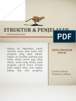 Struktur & Penjelasan Pascal