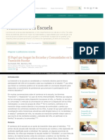 Http Www Enciclopedia Infantes Com Transicion La Escuela Segun Los Expertos El Papel Que Juegan Las Escuelas y Comunidades en La