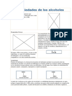 Propiedades de Los Alcoholes