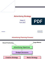 Advertising Strategy: Week 8 Fall 2007