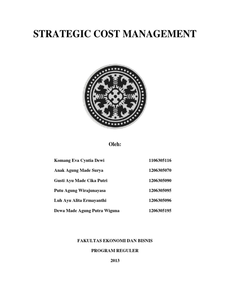 Strategic Cost Management in Retail | PDF | Business | Finance & Money ...