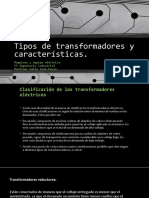 Tipos de Transformadores y Características