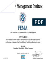 fema certificate