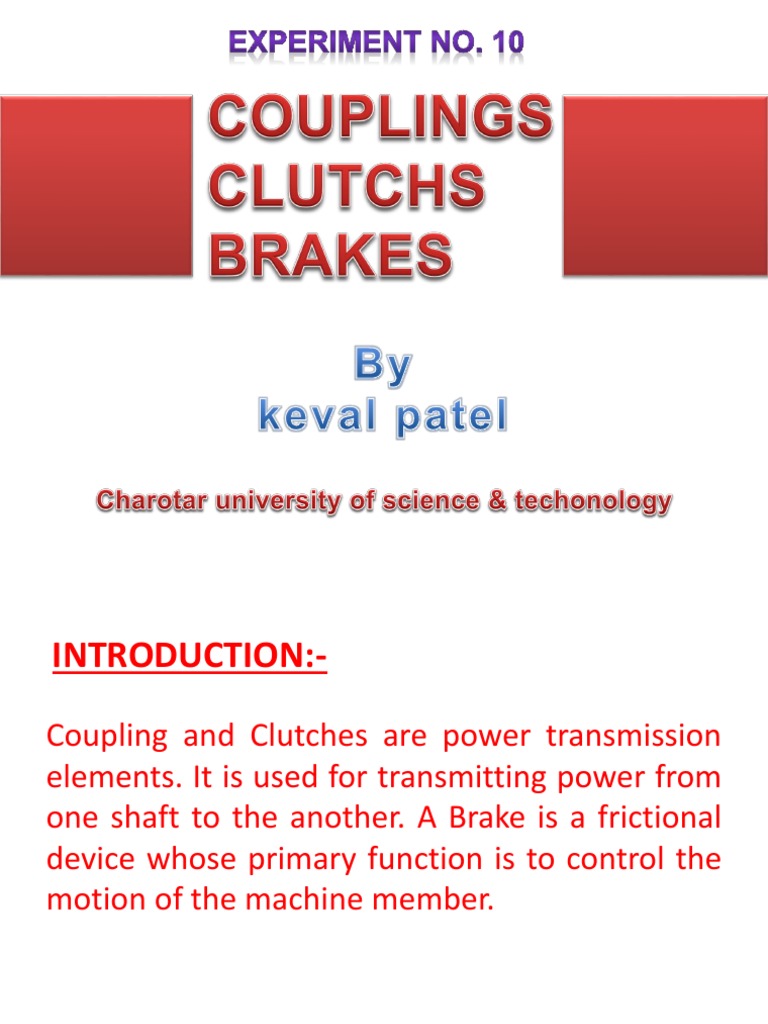 Coupling, Clutches, Brakes Download Free PDF Clutch Brake