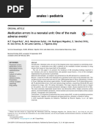 Medication Errors in A Neonatal Unit: One of The Main Adverse Events