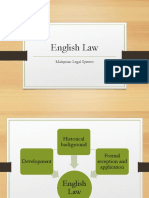 English Law in Malaysia