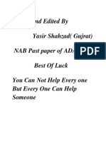 Nab Past Paper