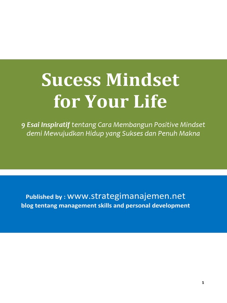 Success Mindset PDF | PDF