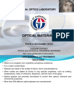 Visual Optics Laboratory Materials and Treatments