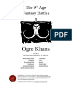 The 9 Age Fantasy Battles: Ogre Khans