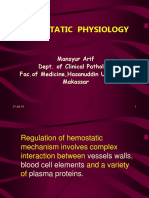 Hemostatic Physiology: Regulation and Mechanisms