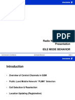 Radio Network Feature Presentation Idle Mode Behavior