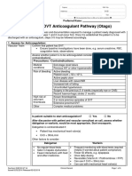 DVT Anticoagulant Pathway
