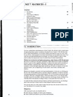 Unit-7 Matrices - I PDF
