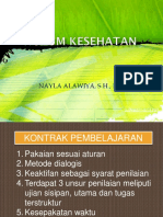 Kuliah Hukum Kesehatan Bu Nayla