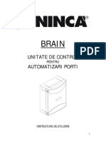 Manual Utilizare Kit Porti 2.1 2 Controler Brainy Beninca Italia