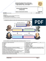 Evaluación Bimestral Literatura 1ero y 2do