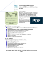 6236-Implementing and Maintaining Microsoft SQL Server 2008 Reporting Services