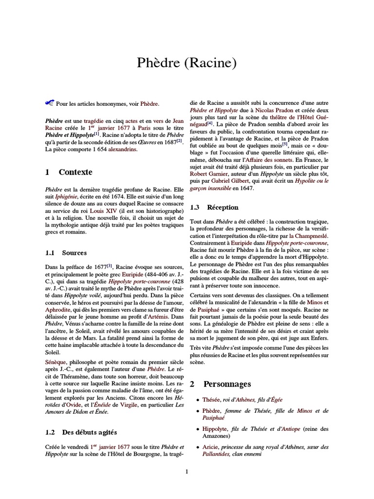 Phedre Racine Jean Racine Argonautes