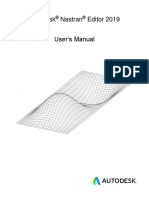 Autodesk Nastran Editor 2019 User's Manual