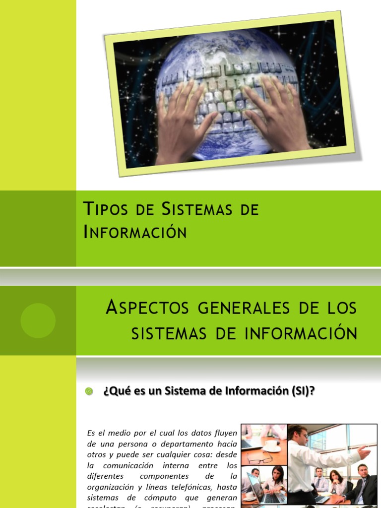 Tipos de Sistemas de Información en Empresas | PDF | Sistema de ...