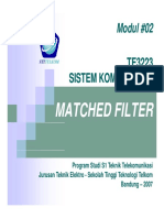 Modul 02 Siskom2 Matched Filter