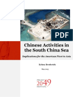 Chinese Activities in The South China Sea